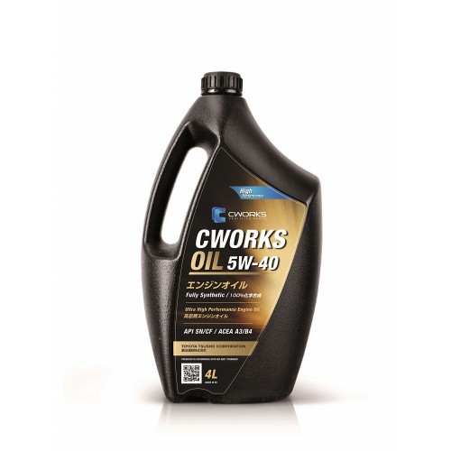 Масло моторное CWORKS OiL 5W40 A3/B4 (4L)