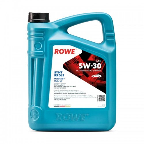 Моторное масло ROWE Hightec Synt RS DLS SAE 5W-30 5 л