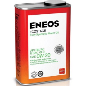 Масло моторное ENEOS 0W20 Ecostage APi SN/RC ILSAC GF-5 (4л)