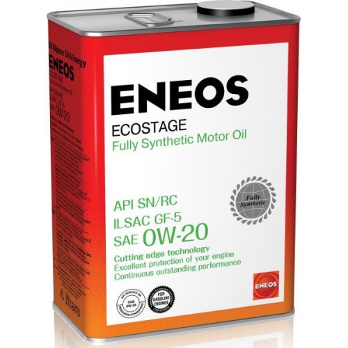 Масло моторное ENEOS 0W20 Ecostage APi SN/RC ILSAC GF-5 (1л)