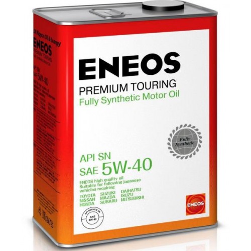 Масло моторное ENEOS 5W40 Premium Touring  APi SN (4л)