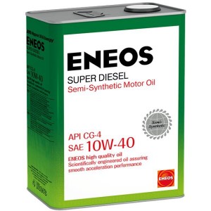 Масло моторное ENEOS 10W40 Super Diesel  APi CG-4 (4л)