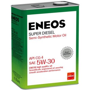 Масло моторное ENEOS 5W30 Super Diesel  APi CG-4 (4л)