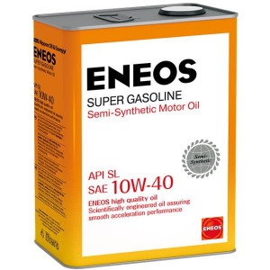 Масло моторное ENEOS 10W40 Super Gasoline  APi SL (4л)