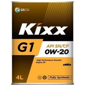 Масло моторное Kixx G1 SN 0W-20 (4л) (металл)