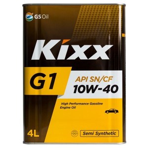 Масло моторное Kixx G SL 10W-40 (Gold) (4л) (металл)