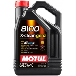 Масло моторное MOTUL 8100 X-clean GEN2 5W40 (5L)
