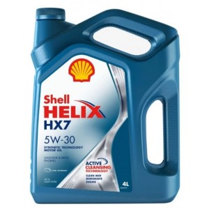 Масло моторное Shell Helix HX 7 5W30 (4L)