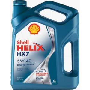 Масло моторное Shell Helix HX 7 5W40 (4L)